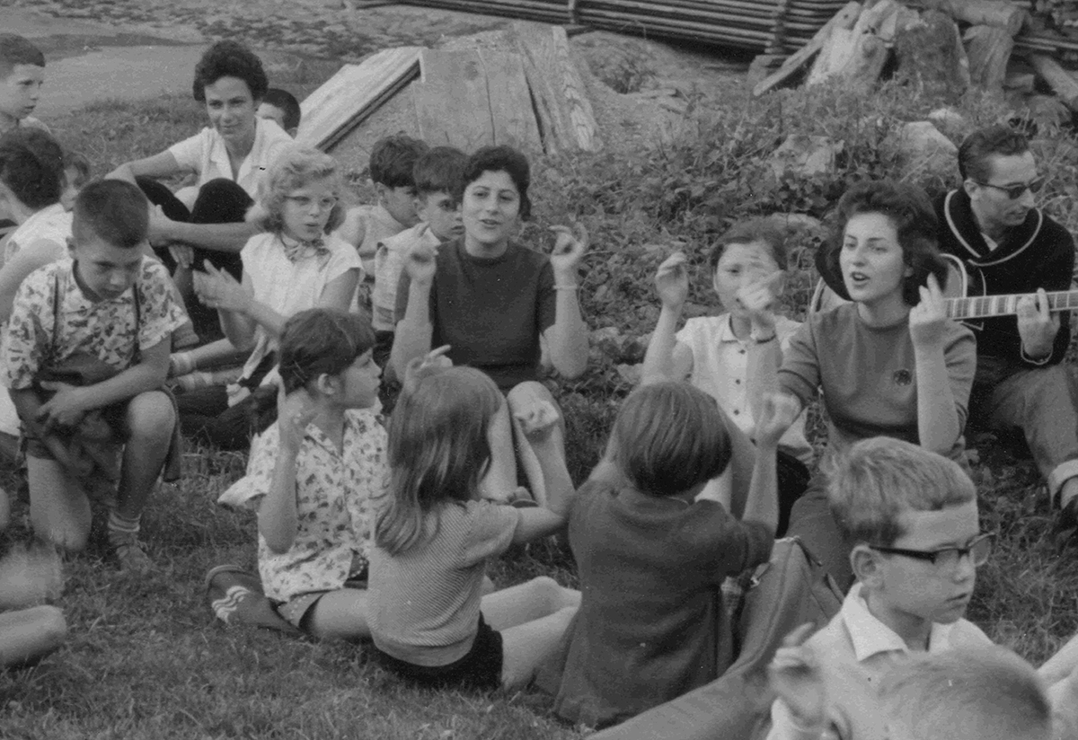 Esther as a young instructor in Germany